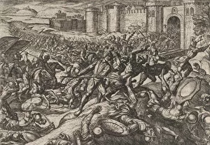 North Rhine Westphalia Gallery: Plate 9: The Romans Defeated by the Dutch Troops at Bonna