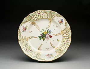 Ansbach Gallery: Plate, Ansbach, 1760 / 1804. Creator: Ansbach Pottery and Porcelain Factory