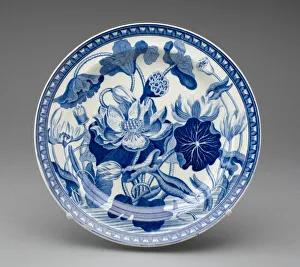 Aquatic Prints: Plate, Burslem, c. 1810. Creator: Wedgwood