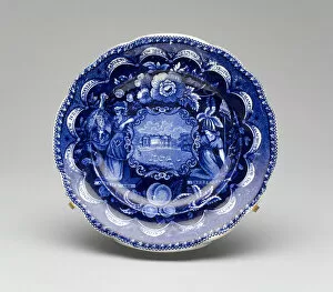 Independence Gallery: Plate, c. 1826. Creator: James and Ralph Clews