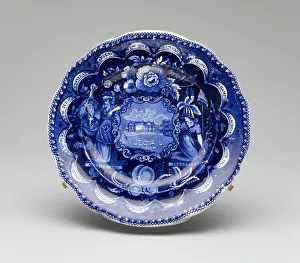 Independence Gallery: Plate, c. 1826. Creator: James and Ralph Clews