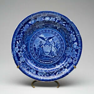 Cap Of Liberty Gallery: Plate, c. 1829. Creator: Unknown