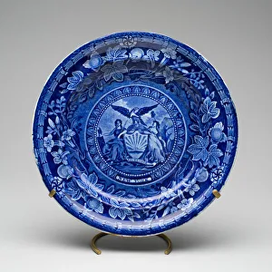 Plate, c. 1829. Creator: Unknown Plate, c. 1829. Creator: Unknown