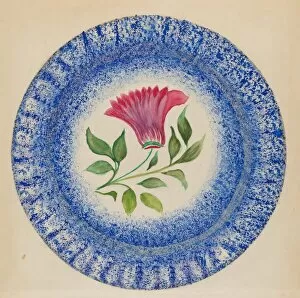 Albert Eyth Gallery: Plate, c. 1936. Creator: Albert Eyth