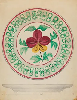Plate, c. 1936. Creator: Albert Eyth