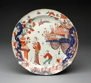 Delftware Prints: Plate, Delft, c. 1710 / 20. Creator: De Griekesche A