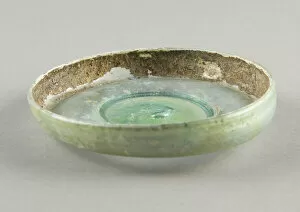 Glass Blown Technique Collection: Plate or Dish, 1st-4th century. Creator: Unknown