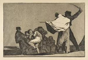 Folly Gallery: Plate A from the Disparates : Well-Known Folly, ca. 1816-23 (published before 1877)