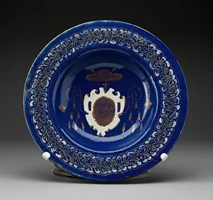 Plate with (Effaced) Arms of an Ecclesiastical Patron, Castelli, c. 1575 / 1600