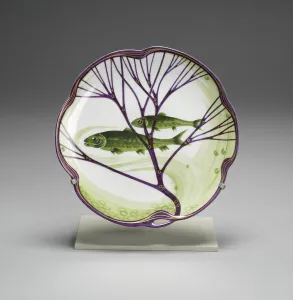 Plate from the Fish Service, Germany, 1899. Creator: Designed by Hermann Gradl