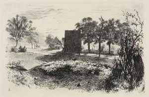 Menzel Adolph Friedrich Erdmann Von Prints: Plate five, from Radierversuche, 1843, published 1844. Creator: Adolph Menzel