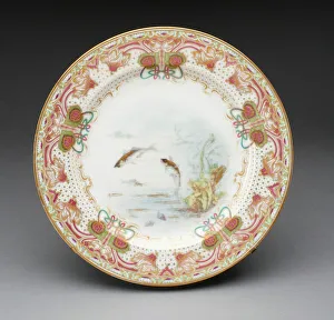 Plate, France, c. 1900. Creator: Theodore Haviland