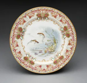 Plate, France, c. 1900. Creator: Theodore Haviland