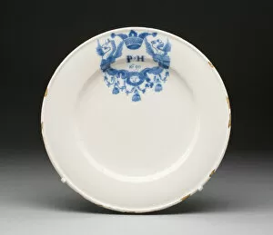 Ence Collection: Plate, Haarlem, 1699. Creator: Unknown