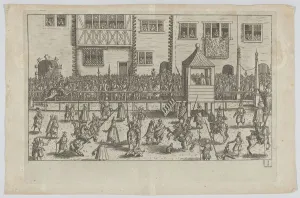 Holy Roman Emperor Gallery: Plate I: Election and Coronation of Emperor Maximilian II, 1612. 1612. Creator: Anon