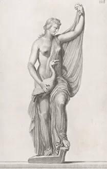 Plate IIII (4): Leda and the Swan. From 'Museum Florentinum'
