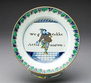 Jingdezhen Prints: Plate, Jingdezhen, c. 1721 / 25. Creator: Jingdezhen Porcelain