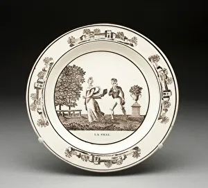Plate, Montereau, 1800 / 25. Creator: Creil Pottery