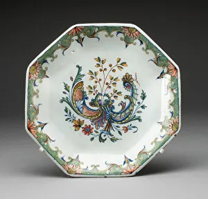 Rouen Prints: Plate, Rouen, c. 1750. Creator: Unknown