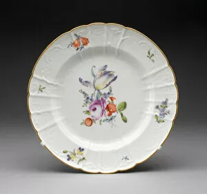 Leningrad Ussr Gallery: Plate, Saint Petersburg, 1796 / 1801. Creator: Russian Imperial Porcelain Factory