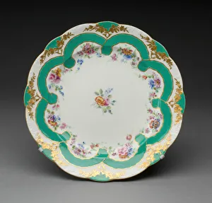 Plate, Sevres, 1758 / 59. Creator: Sevres Porcelain Manufactory