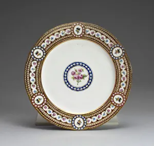 S And Xe8 Prints: Plate, Sevres, 1784. Creators: Sevres Porcelain Manufactory