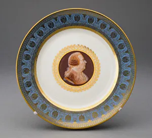 Sevres Prints: Plate, Sevres, 1831. Creator: Sevres Porcelain Manufactory