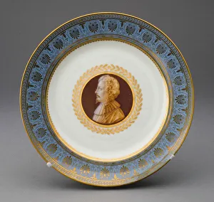 Sevres Prints: Plate, Sevres, 1834. Creator: Sevres Porcelain Manufactory
