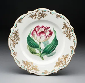 Spode Pottery Porcelain Factory Prints: Plate, Stoke on Trent, c. 1825. Creator: Spode Ceramic Works