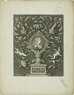 Complex Prints: Plate Two, from A New Book of Ornaments, 1704. Creator: Simon Gribelin