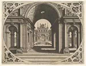 Doetechum Gallery: Plate from 'Varie Architecture', ca. 1560. Creator: Johannes van Doetecum I