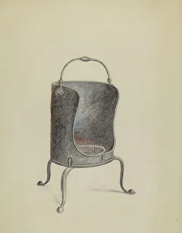 Plate Warmer, c. 1936. Creator: Richard Schoene