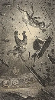 Cervantes Miguel De Prints: Plate XIII from Life and Adventures of the Knight Don Quixote de la Mancha