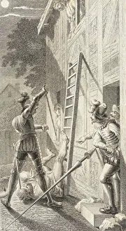 Cervantes Miguel De Prints: Plate XIX from Life and Adventures of the Knight Don Quixote de la Mancha