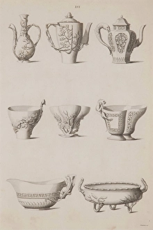 Assorted Prints: Plate XVI, Designs of Buildings
