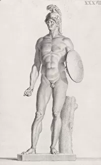 God Of War Gallery: Plate XXXVII (37): Mars. From 'Museum Florentinum'