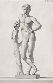 Campiglia Domenico Gallery: Plate XXXVIII (38): Mercury. From 'Museum Florentinum'
