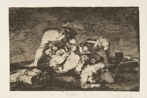 Rapist Gallery: Plate10 from The Disasters of War (Los Desastres de la Guerra): Nor [d