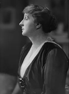 Haughty Prints: Platt, Charles, Mrs. portrait photograph, 1915. Creator: Arnold Genthe