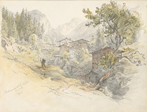 Karl Ludwig Prints: Plattenschmidt near Teufers, 1876. Creator: Karoly Lajos Libay