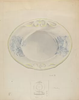 Sudek Joseph Collection: Platter, c. 1937. Creator: Joseph Sudek