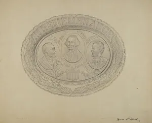 Platter, c. 1938. Creator: Paul Ward