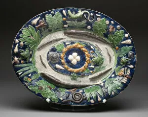 Platter, Paris, 17th century. Creator: Unknown