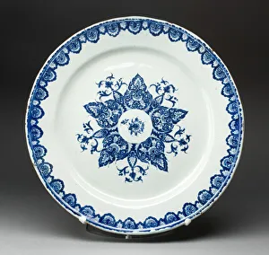 Platter Prints: Platter, Rouen, c. 1700 / 20. Creator: Unknown