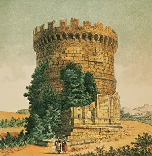 1st Century Bc Prints: Plautii's Mausoleum, Via Tiburtina