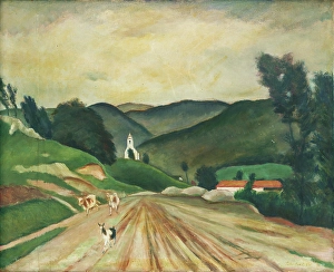 Julius Prints: Plavecke Podhradie, 1931. Creator: Julius Schubert