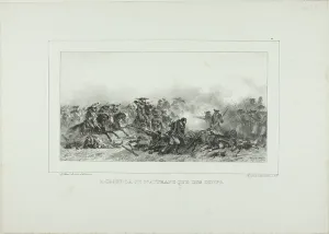 Tactical Prints: With that Play One Catches Only Blows, 1836. Creator: Auguste Raffet