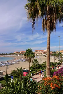 Canary Islands Prints: Playa de las Vistas, Los Cristianos, Tenerife, Canary Islands, 2007