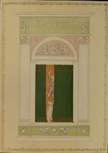 Léon 1866 1924 Prints: Playbill Cover for Contemporary Ballet, 1902. Artist: Bakst, Leon (1866-1924)