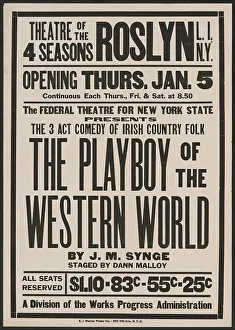 Theatre Of The Four Seasons Prints: The Playboy of the Western World, Roslyn, NY, 1939. Creator: Unknown